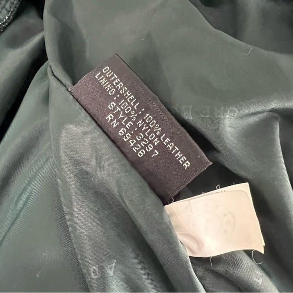 Vintage Wilsons Leather Adventure Bound Green Trench Coat Jacket - Picture 2 of 16